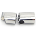 BX069 Wholesale 316L stainless steel Strong Magnetic Clasps For Flat Leather Cord Bracelet Jewelry DIY Findings